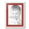 ArtToFrames 17x23" Matted Picture Frame with 13x19" Single Mat Photo Opening Framed in 1.25" White and 2" Mat (FWM-3966-17x23)